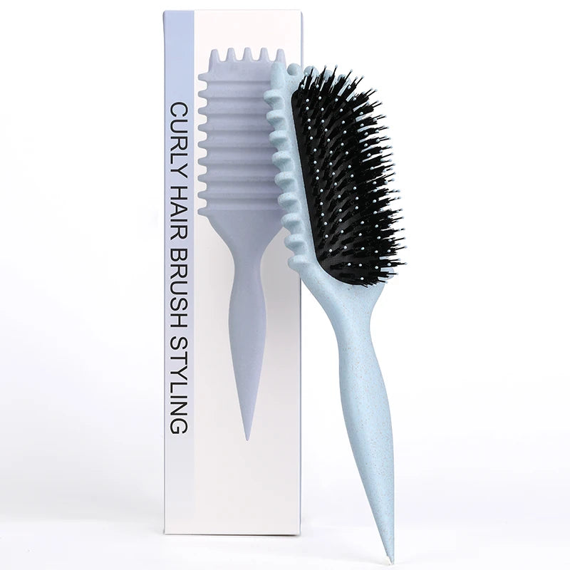 b0czqydwfr salon styling curly hair styling brush curl hair brush for combing and shaping men's and women's curls reduce pulling tools