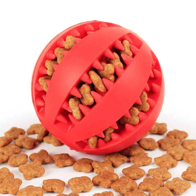 b0fgdgrw98 natural rubber pet dog toys dog chew toys tooth cleaning treat ball rubber ball pet cleaning teeth grinding leakage ball dog toy