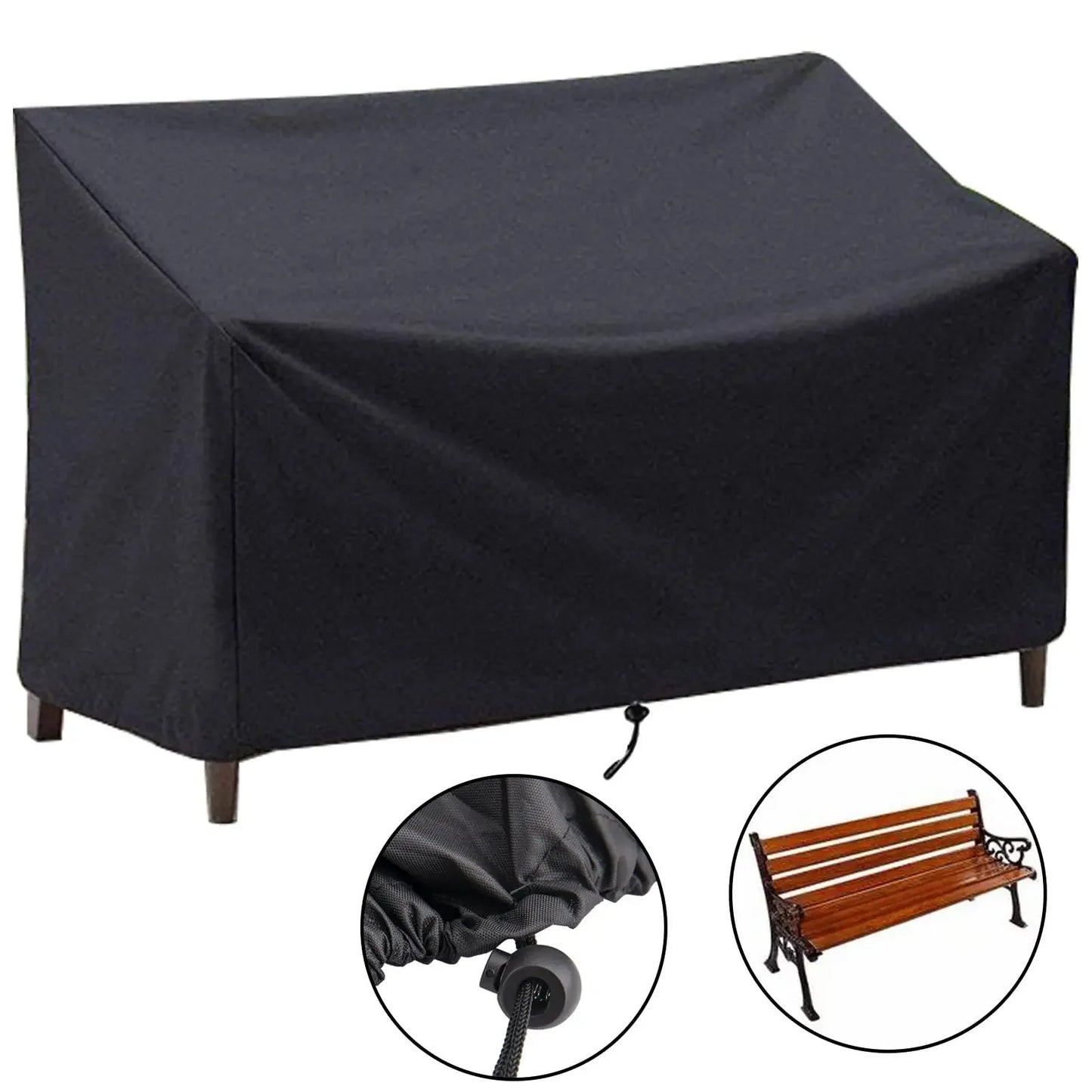 b08r89vh52 outdoor garden bench cover sofa recliner cover furniture cover benches seat rain cover patio furniture
