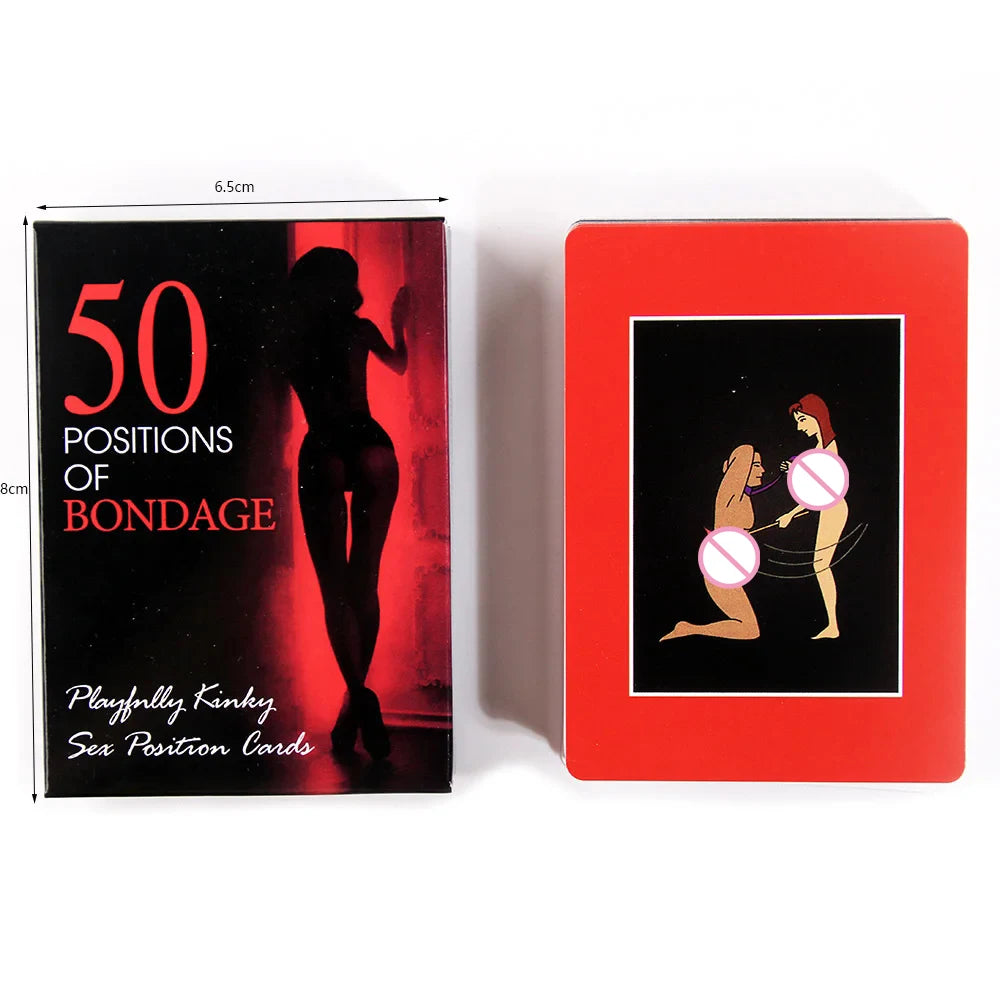 b0blxn18ch english & spanish sex card game adult board game explore 50 kinds of card play bedroom commands for valentine's day couples