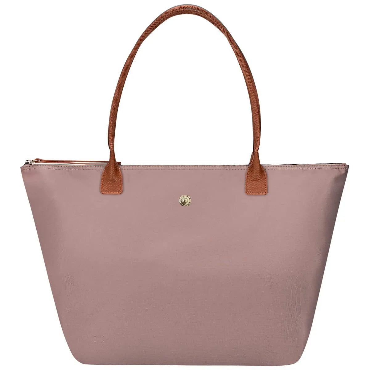 b098rvw2n3 fashion nylon foldable large capacity travel handbag shoulder bag large nylon women's trendy underarm shopping purses bag