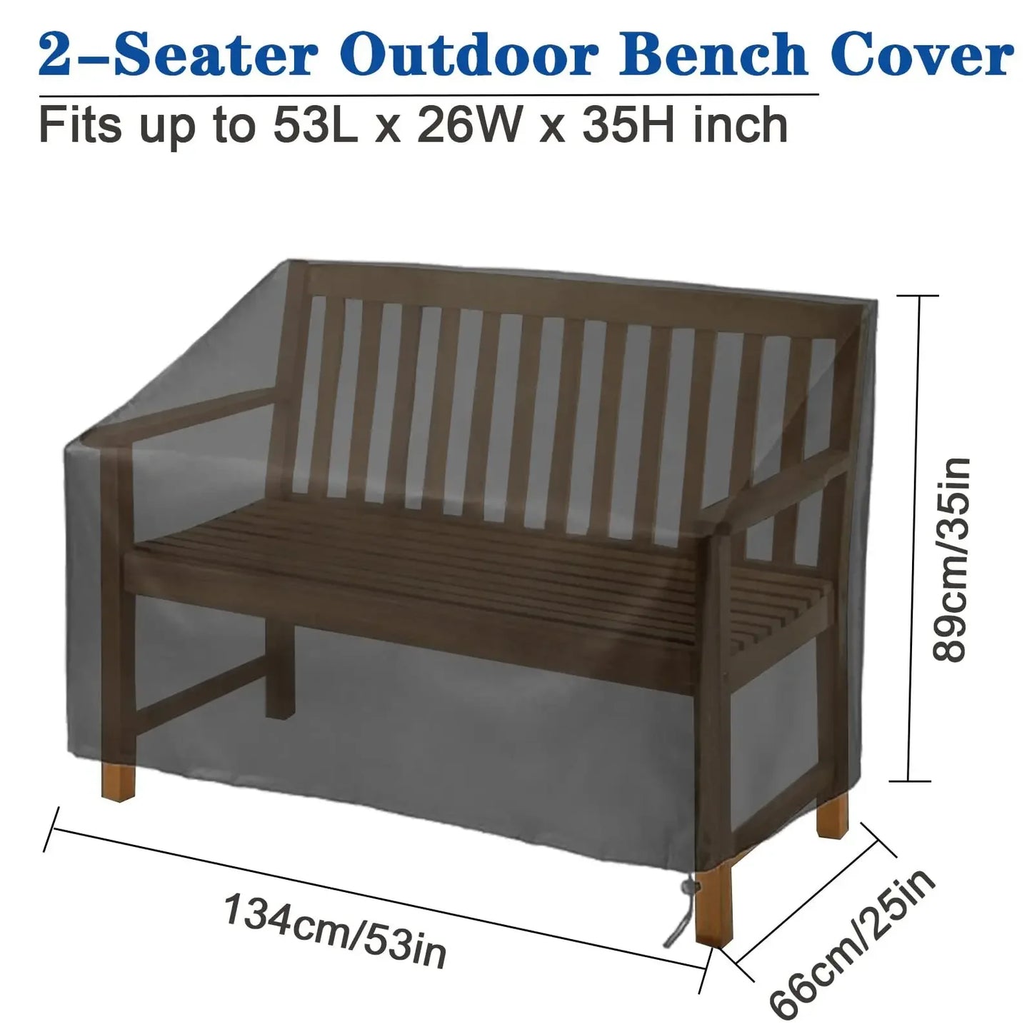b08r89vh52 outdoor garden bench cover sofa recliner cover furniture cover benches seat rain cover patio furniture