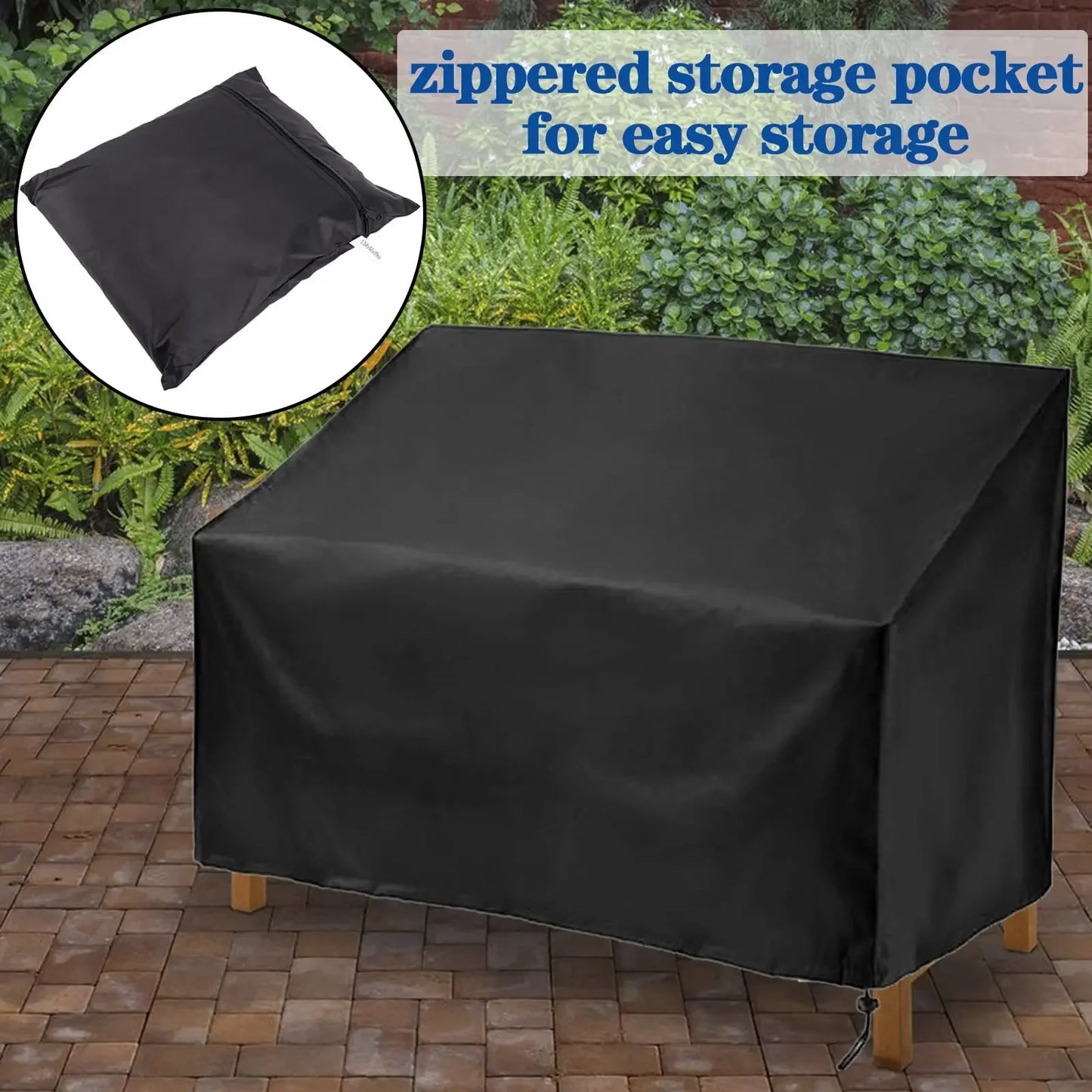 b08r8c9d9v outdoor garden bench cover sofa recliner cover furniture cover benches seat rain cover patio furniture