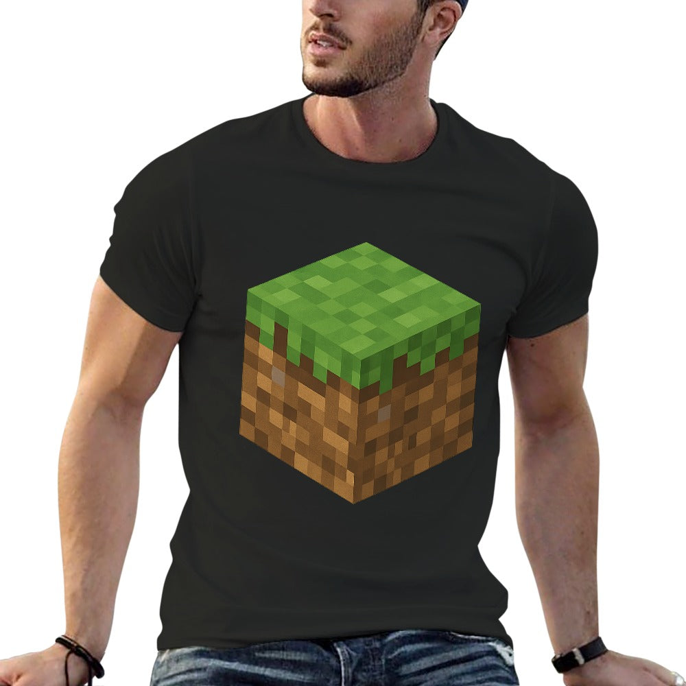 2025 new 150g men's short sleeve t-shirt - comfortable cotton tee for fitness, leisure, travel, and events - breathable, stylish, double-sided printed design