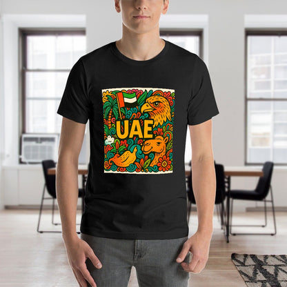 Unisex 100% Cotton Graphic Printed T-Shirt for Men - Comfortable Short Sleeve Tee with Breathable Fabric - Perfect for Fitness, Casual Wear, and Travel - Gift for Him - Stylish and Trendy Design