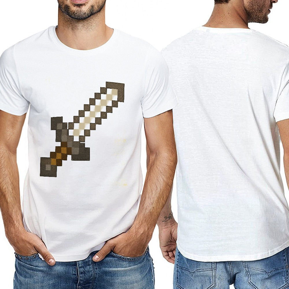 men's 100% cotton short sleeve t-shirt with unique printed design breathable comfortable fit casual tee great for fitness travel events gift for him