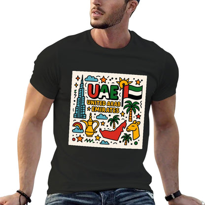 Men's Unisex Cotton Short Sleeve Printed T-Shirt, Comfortable Fitness and Casual Wear, Double-Sided Graphic Design, Ideal Gift for Him, Trendy Personality Tee