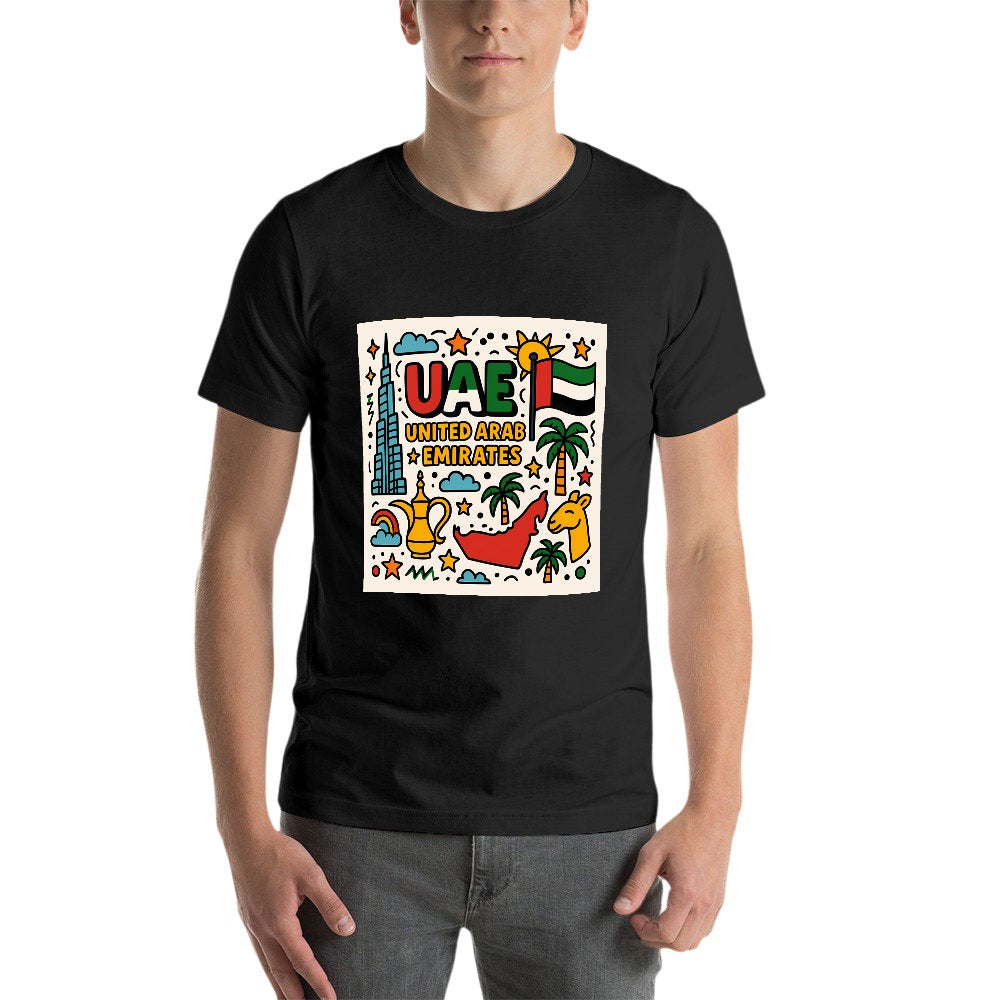 men's unisex cotton short sleeve printed t-shirt, comfortable fitness and casual wear, double-sided graphic design, ideal gift for him, trendy personality tee