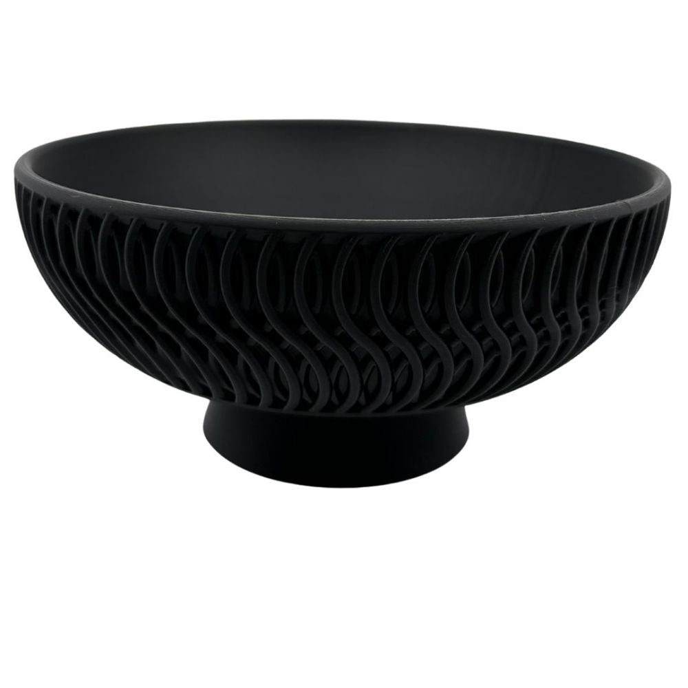 decorative bowl – modern woven-pattern centerpiece for home, dining, and living room decor