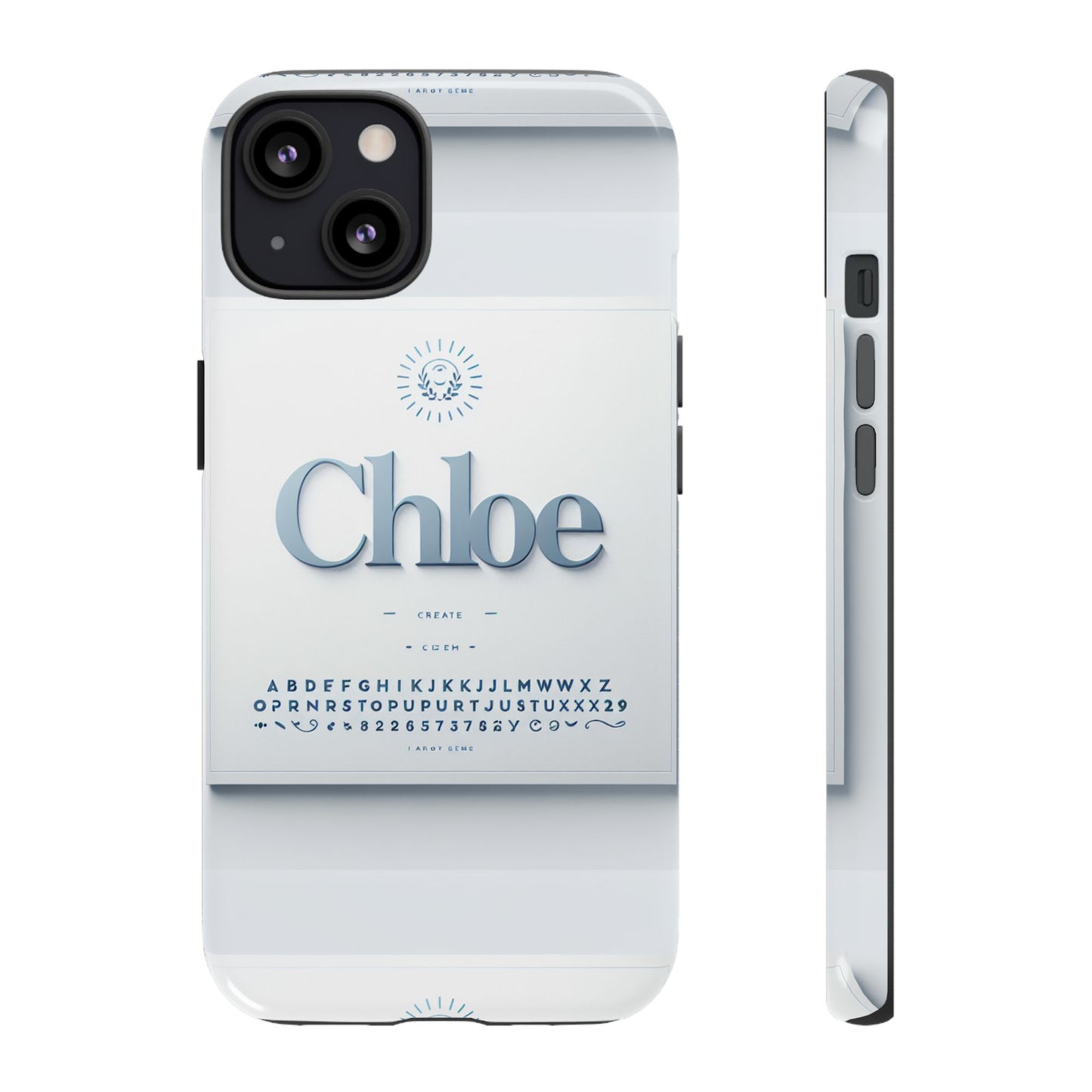 chloe blue phone case with 3d wrap design for iphone and android - shockproof protective cover with vivid anime and comic inspired artwork for style and safety