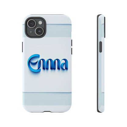 Emma Blue 3D Wrap Protective Phone Case for Smartphones with Vivid Anime Comic Design Shock Absorption and UV Protection