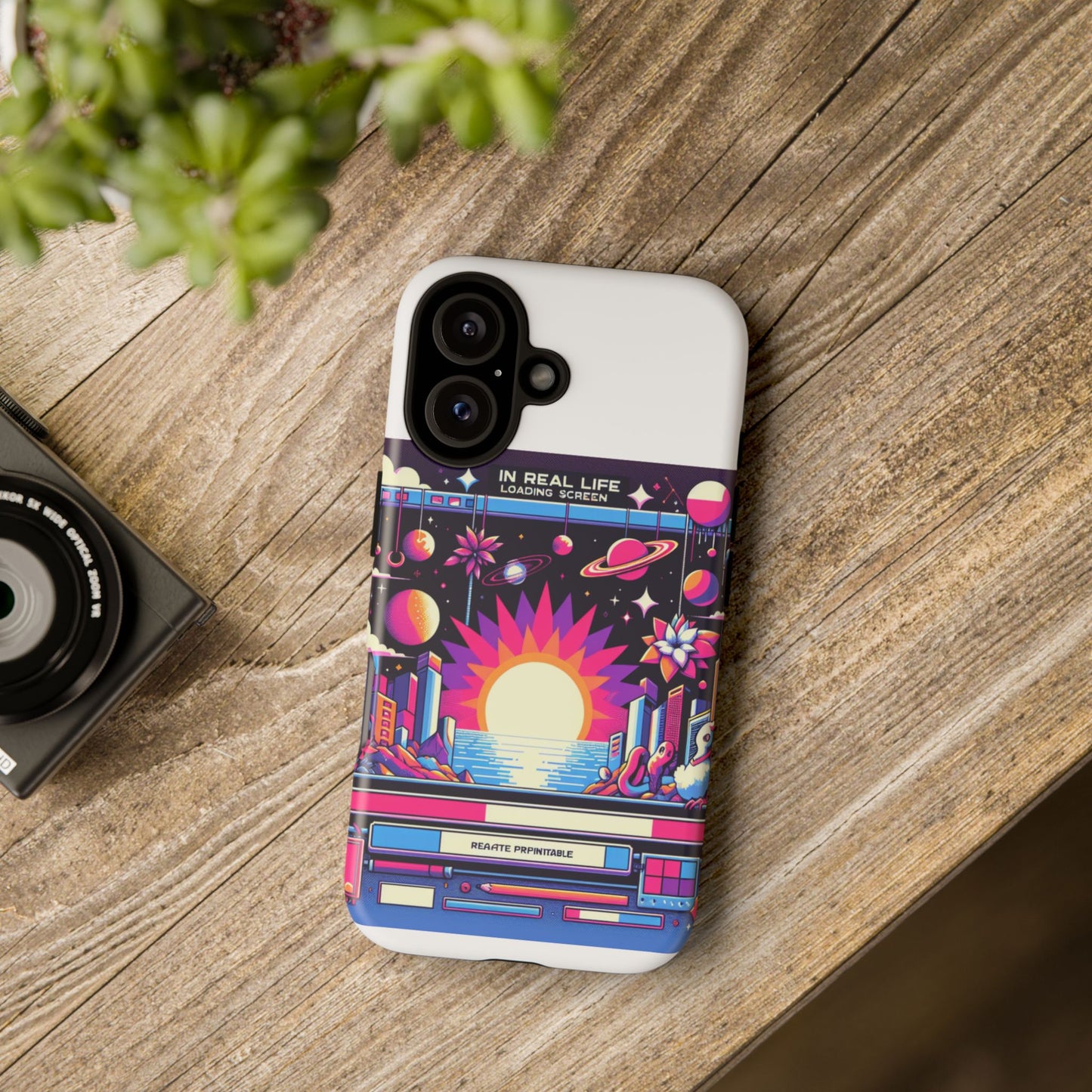 irl loading screen 3d wrap protective phone case for anime fans