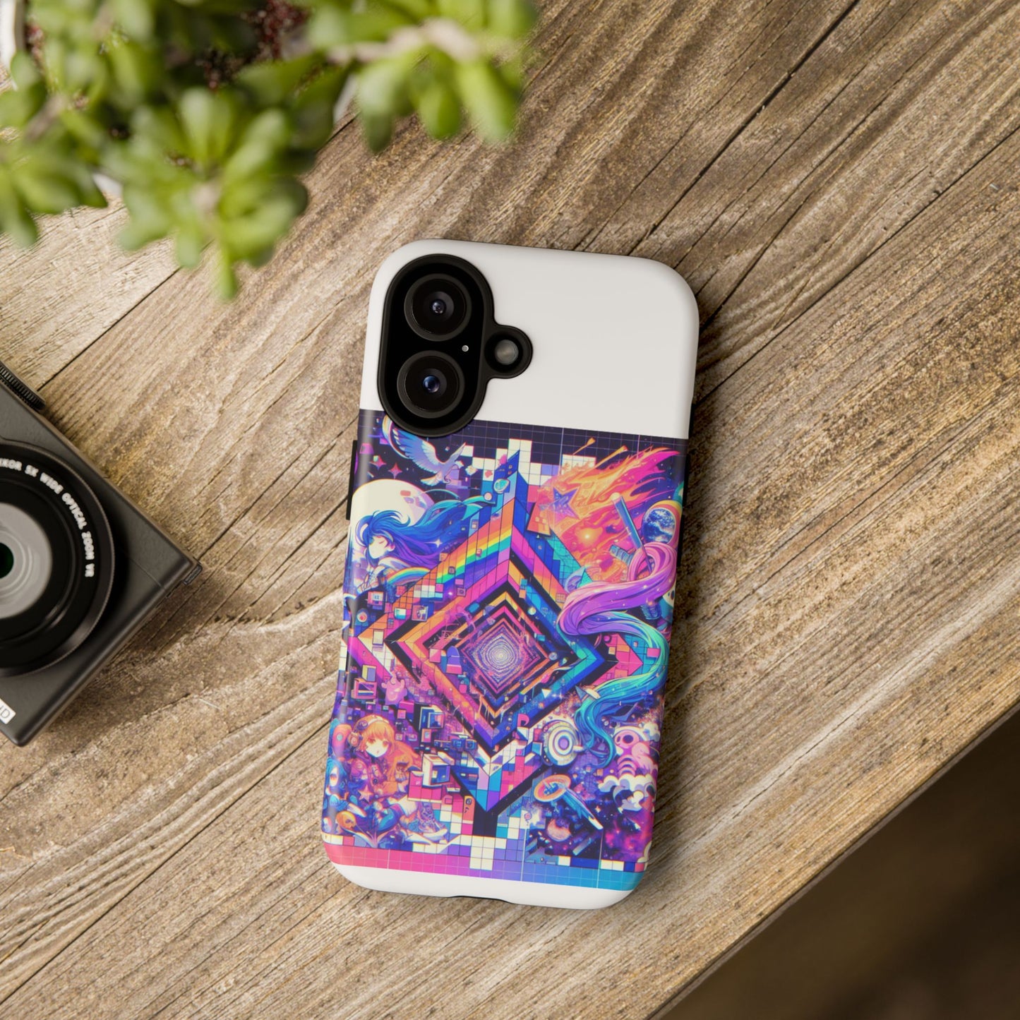 no cap just facts protective phone case for anime lovers