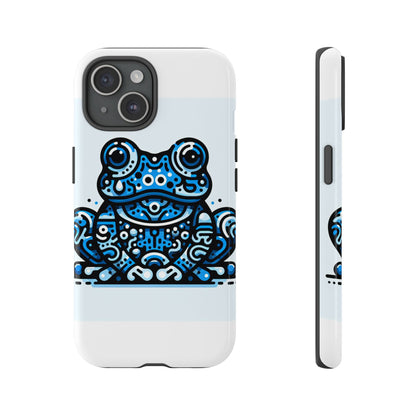 Vibrant 3D Blue Animal Print Protective Phone Case for Bold Individuals – Stylish Protection Compatible with iPhone 13, 14, 15 & 16 – All Models Including Pro, Pro Max & Plus