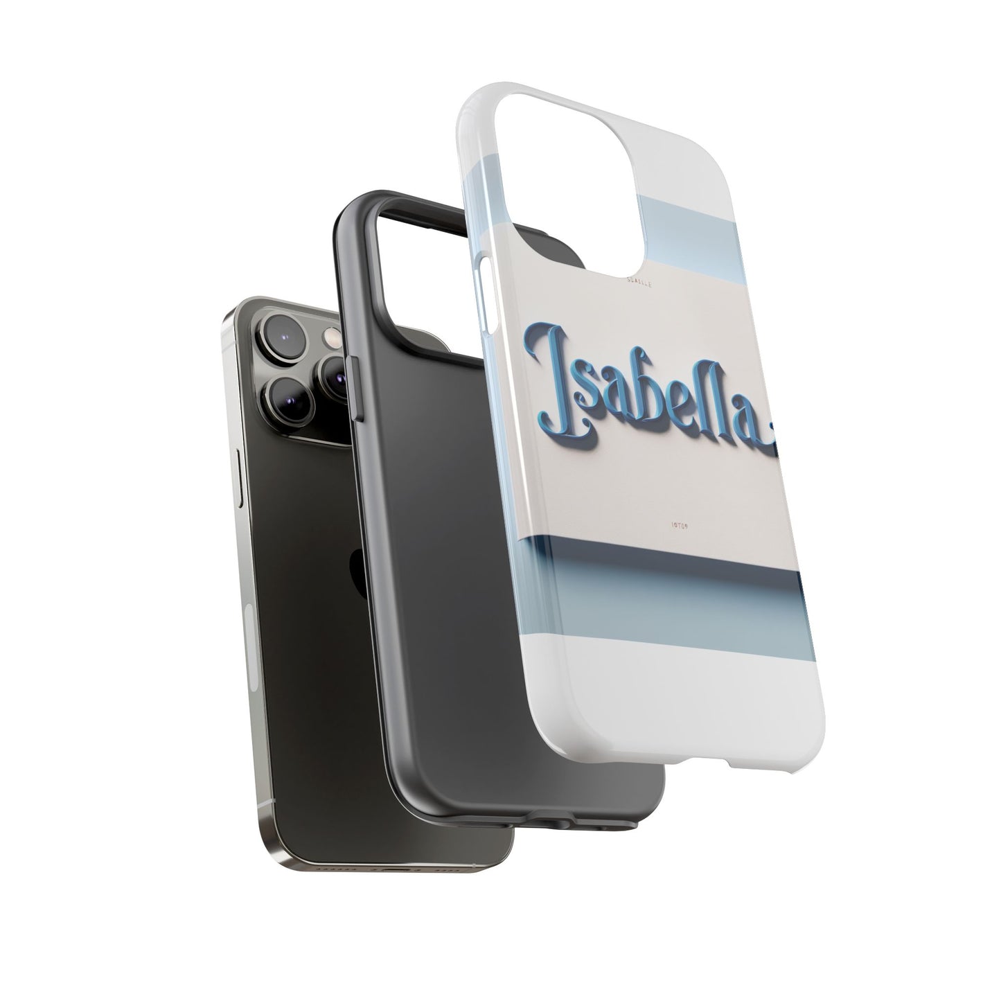 vibrant 3d blue alphabet design protective phone case stylish accessory for men and women unique phone cover compatible with iphone 13, 14, 15 & 16 – all models including pro, pro max & plus