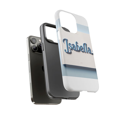 Vibrant 3D Blue Alphabet Design Protective Phone Case Stylish Accessory for Men and Women Unique Phone Cover Compatible with iPhone 13, 14, 15 & 16 – all models including Pro, Pro Max & Plus