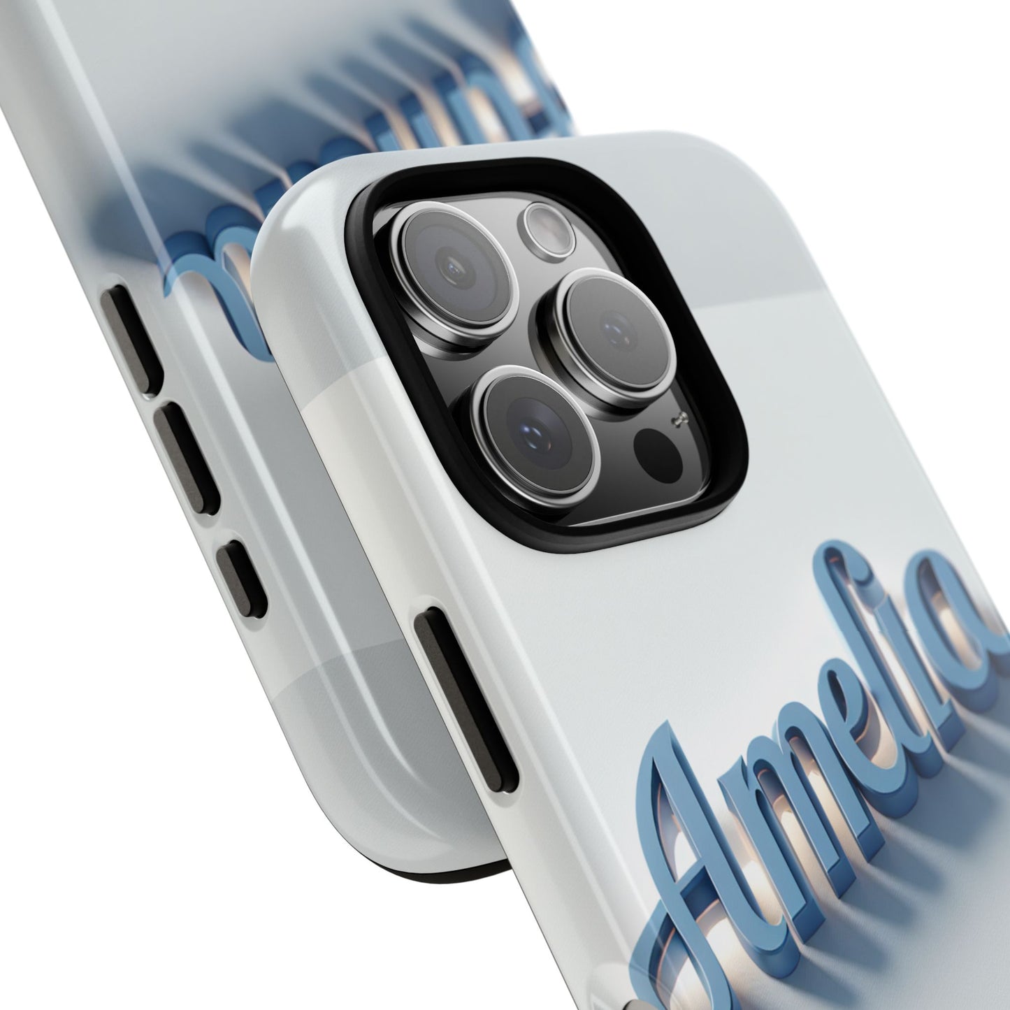 coolname amelia blue anime inspired 3d wrap phone case for women and teens shockproof tpu cover with vivid design and uv protection