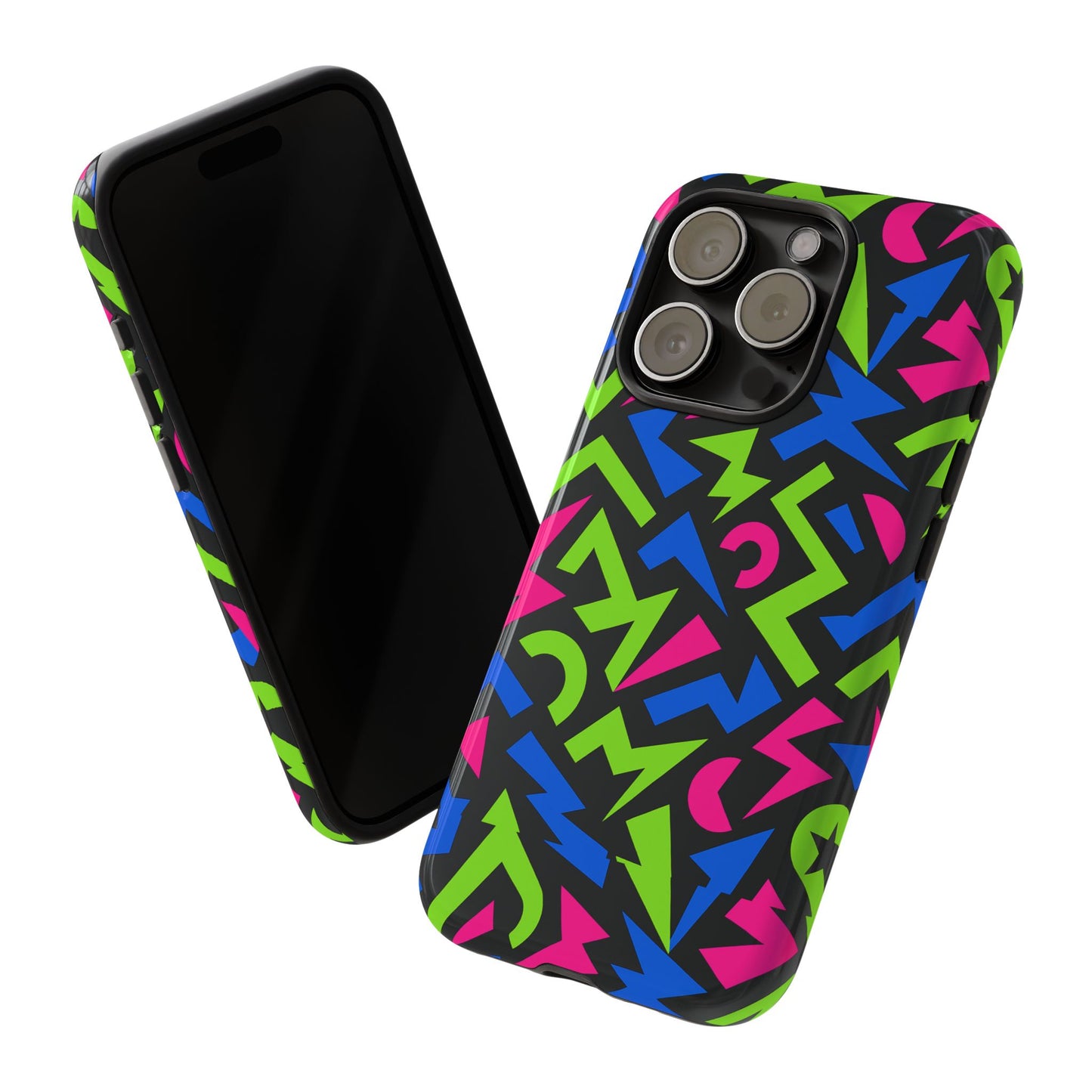 y2k multicolour 4 protective phone case with 3d design – stylish protection for unisex smartphones compatible with iphone 13, 14, 15 & 16 – all models including pro, pro max & plus