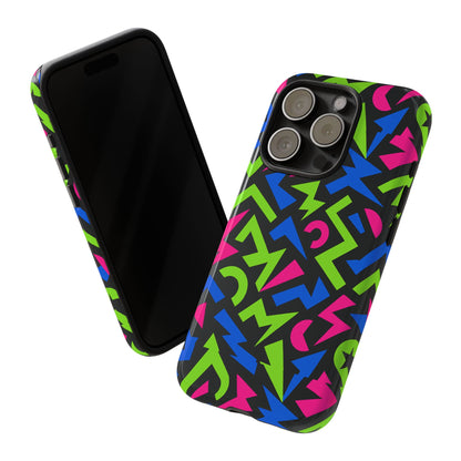 Y2K Multicolour 4 Protective Phone Case with 3D Design – Stylish Protection for Unisex Smartphones Compatible with iPhone 13, 14, 15 & 16 – All Models Including Pro, Pro Max & Plus