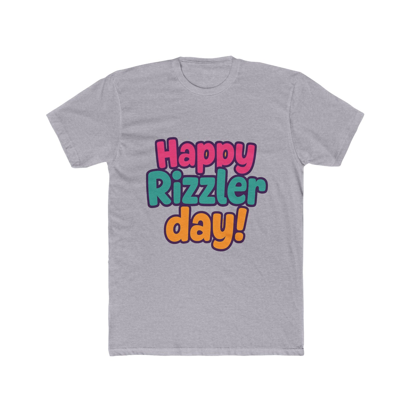 celebrate happy rizzler day with our multicolor unisex t-shirt – perfect gift for any occasion, comfortable fit
