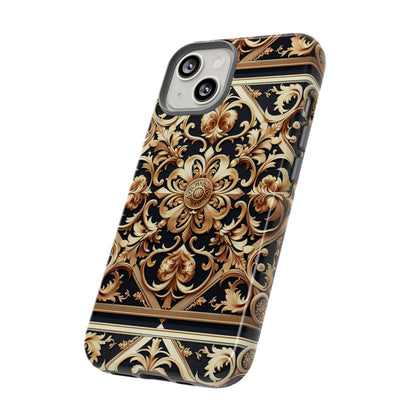 Pattern Image 5 Vibrant Anime Comic Style Shockproof Phone Case with Ornate Baroque Design Compatible with iPhone 13, 14, 15 & 16 – all models including Pro, Pro Max & Plus