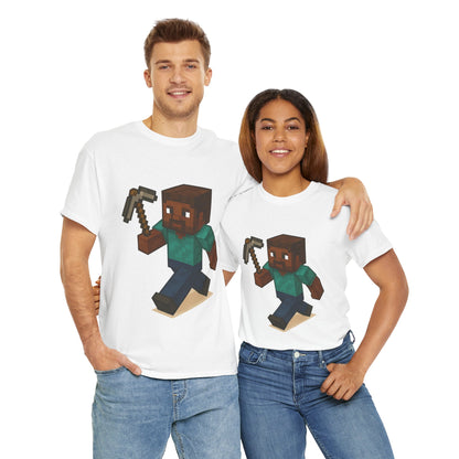 Unisex Heavy Cotton Tee - Gamer Shirt with Iconic Character Design for Casual Wear, Gaming Nights, or Gifts for Fans and Enthusiasts