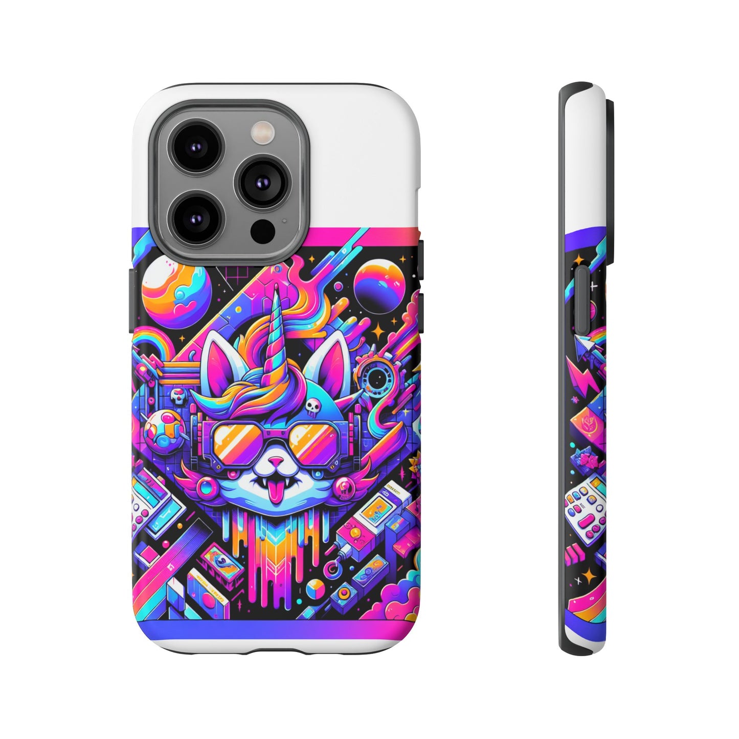 rizzed up and ready protective phone case for anime lovers