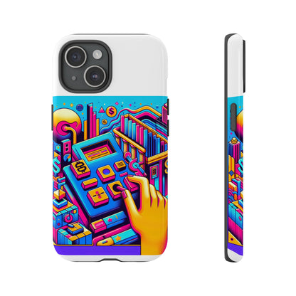 Fantum Finance Dept Protective Phone Case, 3D Wrap Design, Durable Silicone Liner, UV Protected, Ideal Gift for Tech Enthusiasts and Anime Lovers