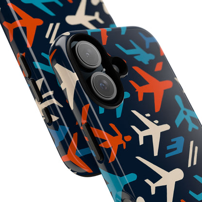 Vibrant Aviation Themed Protective Phone Case with 3D Wrap Design – Unique Style and Durable Protection – Compatible with iPhone 13, 14, 15 & 16 – All Models Including Pro, Pro Max & Plus