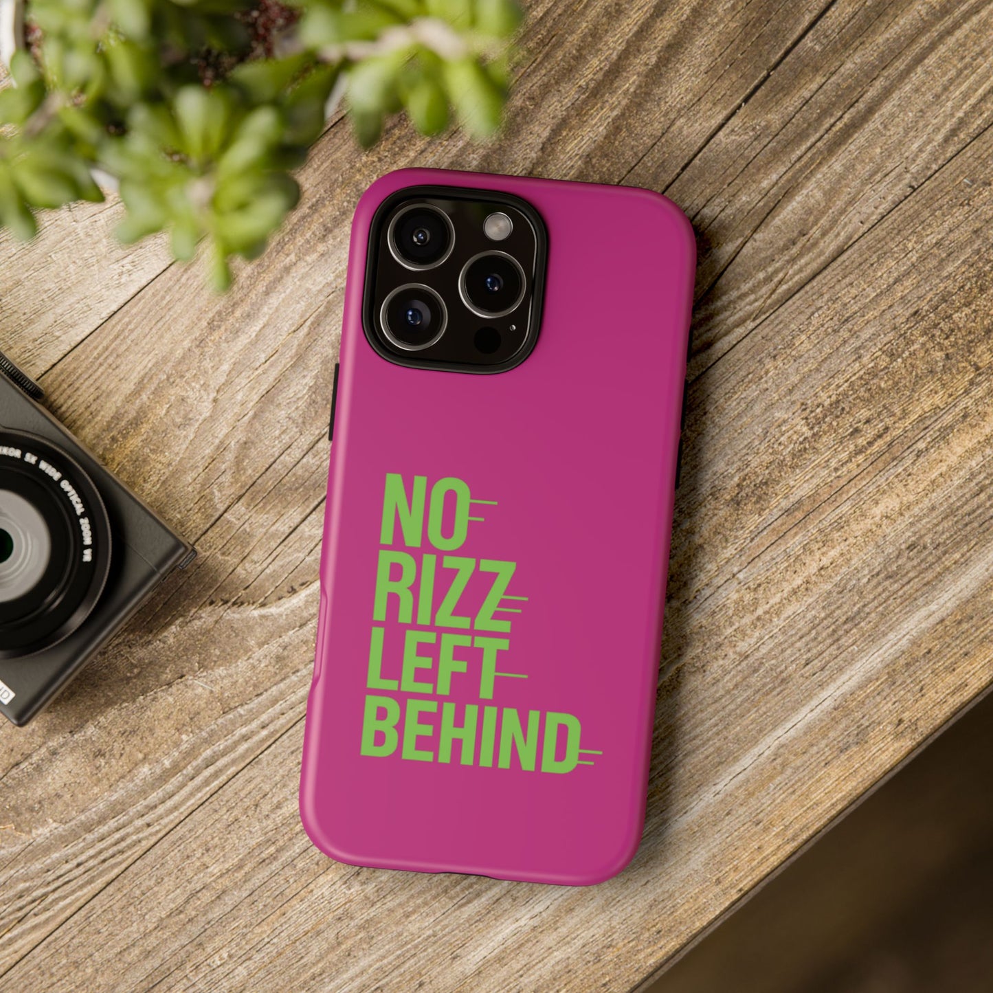 tough cases - no rizz left behind phone case for ultimate protection and style
