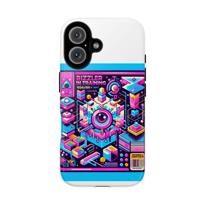 Rizzler In Training 3D Wrap Protective Phone Case for Anime Lovers