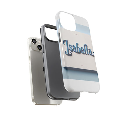 Vibrant 3D Blue Alphabet Design Protective Phone Case Stylish Accessory for Men and Women Unique Phone Cover Compatible with iPhone 13, 14, 15 & 16 – all models including Pro, Pro Max & Plus