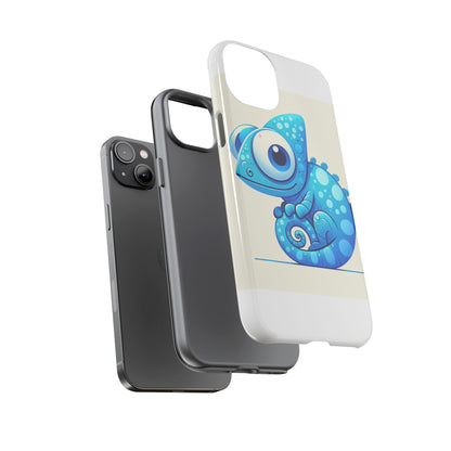 Vibrant 3D Cartoon Chameleon Phone Case for Adults and Teens Stylish Protection Compatible with iPhone 13, 14, 15 & 16 – All Models Including Pro, Pro Max & Plus