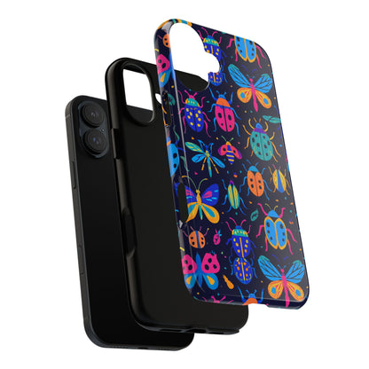 Vibrant 3D Insect Design Phone Case for Stylish Protection and Unique Aesthetic Compatible with iPhone 13, 14, 15 & 16 – all models including Pro, Pro Max & Plus