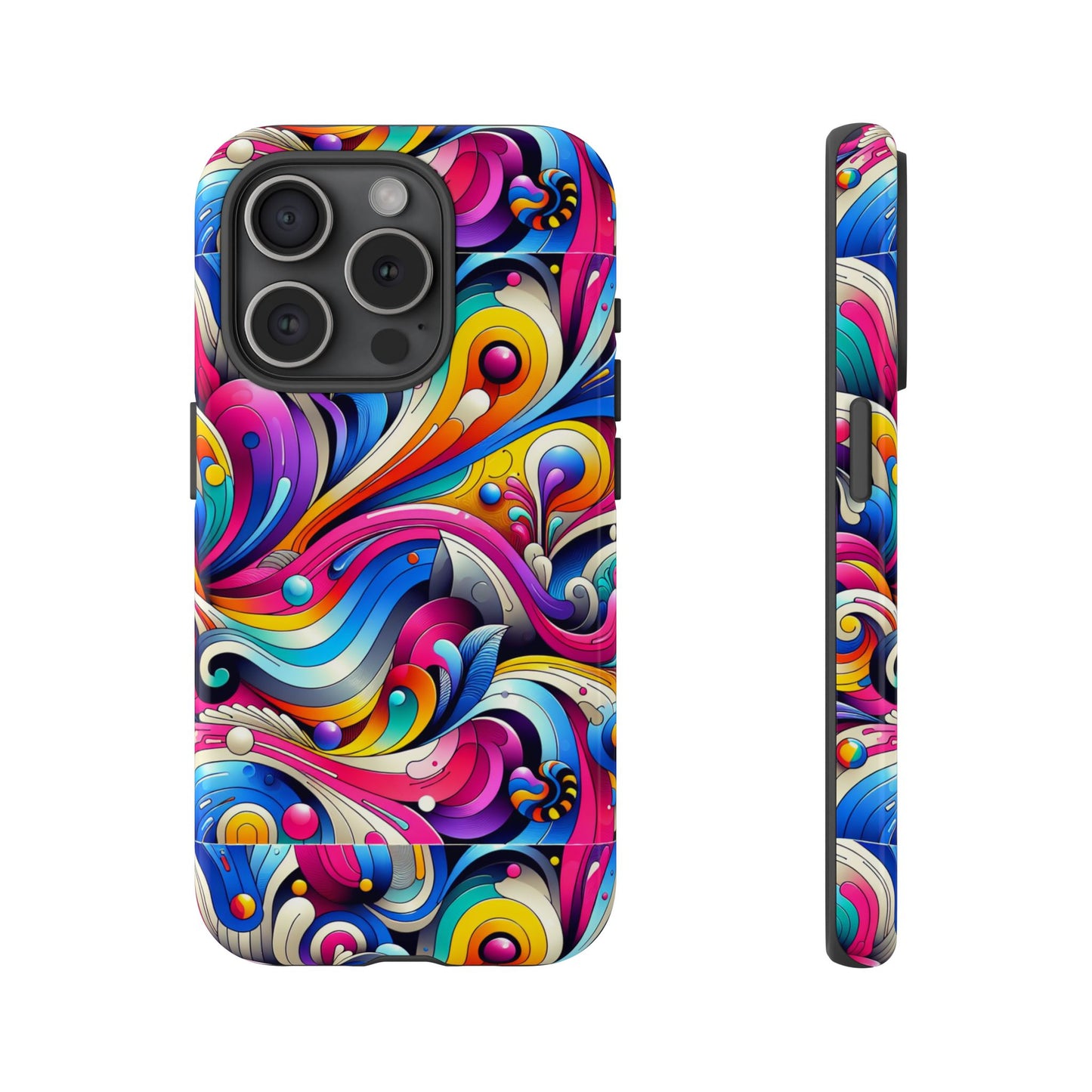 pink pattern image 3 phone case with vibrant 3d wrap design for stylish protection