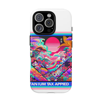 Fanum Tax Applied Protective Phone Case, 3D Wrap Design, Durable Silicone Liner, UV Protected, Shock Absorbing, Fun Anime and Comic Style, Ideal Gift for Tech Enthusiasts