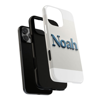 Vibrant 3D Name Phone Case in Blue Retro Style – Unique Protection Accessory for Self-Expression Compatible with iPhone 13, 14, 15 & 16 – all models including Pro, Pro Max & Plus