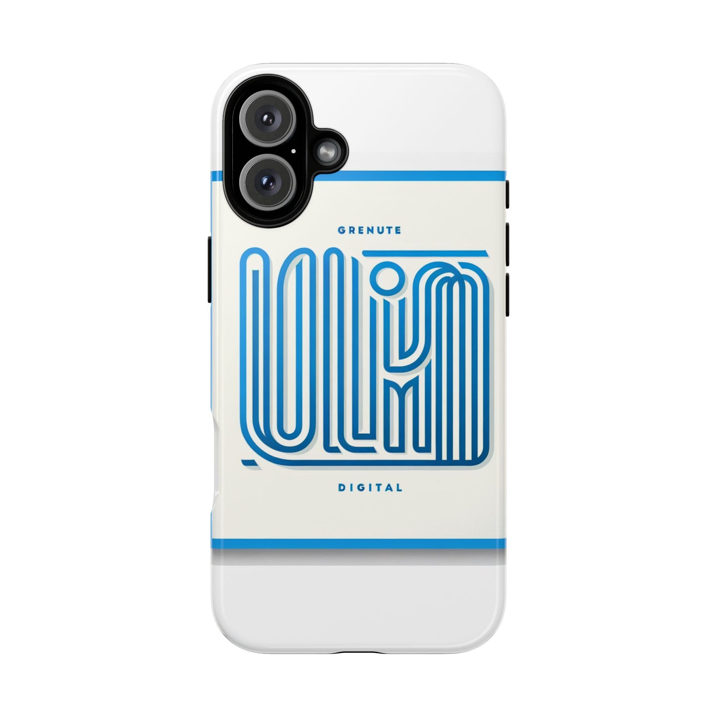 vibrant 3d wrap phone case in blue alphabet design for stylish protection compatible with iphone 13, 14, 15 & 16 – all models including pro, pro max & plus