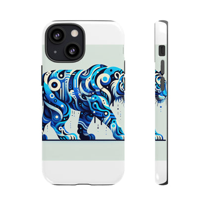 Vibrant 3D Wrap Protective Phone Case with Colourful Tiger Design Stylish Accessory for Men and Women Compatible with iPhone 13, 14, 15 & 16 – all models including Pro, Pro Max & Plus