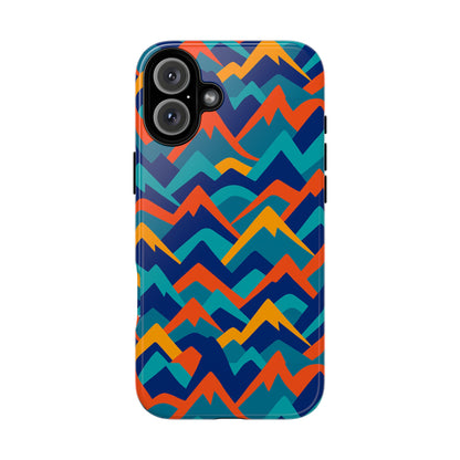 Vibrant 3D Mountain Design Protective Phone Case – Stylish and Durable Cover Compatible with iPhone 13, 14, 15 & 16 – All Models Including Pro, Pro Max & Plus