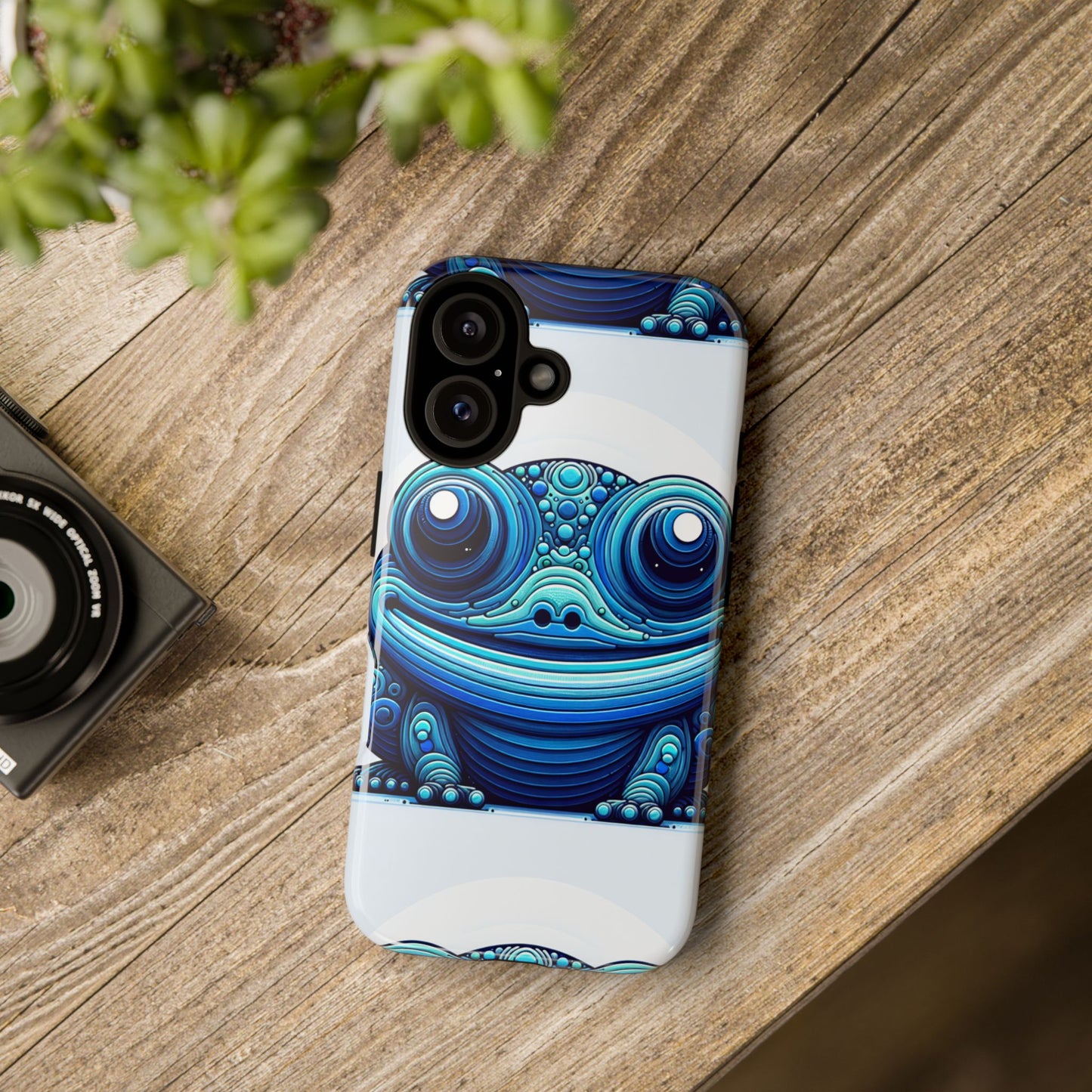 cool blue animal create 4 3d wrap protective phone case for smartphones with vibrant animal design and shock absorption