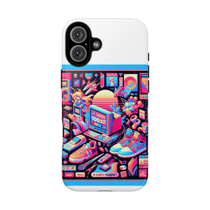 W Skibidi Frequency 3D Wrap Protective Phone Case for Anime Lovers, Durable TPU Silicone, Shock Absorbing, UV Protected, Glossy or Matte Finish, Unique Gift Idea