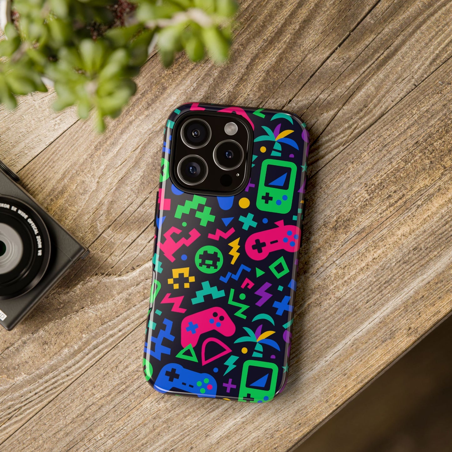 vibrant 3d gaming design protective phone case for creative expression and stylish protection, compatible with iphone 13, 14, 15 & 16 – all models including pro, pro max & plus
