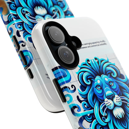 Vibrant 3D Lion Art Phone Case for Stylish Protection and Self-Expression Compatible with iPhone 13, 14, 15 & 16 – all models including Pro, Pro Max & Plus