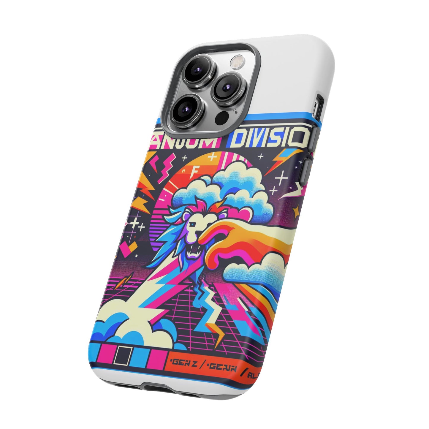 fanum irs division protective phone case with 3d wrap design, uv protected, durable shock absorption, ideal gift for anime and comic culture fans