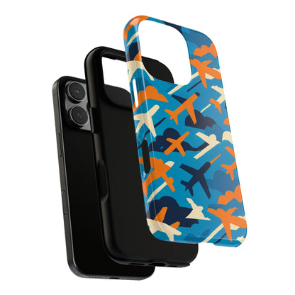 Vibrant Aviation-Themed Protective Phone Case with 3D Wrap Design – Stylish Accessory for Self-Expression – Compatible with iPhone 13, 14, 15 & 16 – all models including Pro, Pro Max & Plus