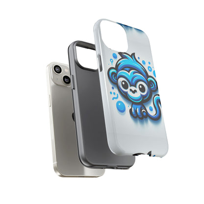 Blue Animal Create 19 Cartoon Animal Phone Case with 3D Wrap Design Shock Absorption for Smartphones Compatible with iPhone and Android Devices