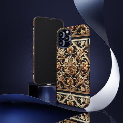 Pattern Image 5 Vibrant Anime Comic Style Shockproof Phone Case with Ornate Baroque Design Compatible with iPhone 13, 14, 15 & 16 – all models including Pro, Pro Max & Plus