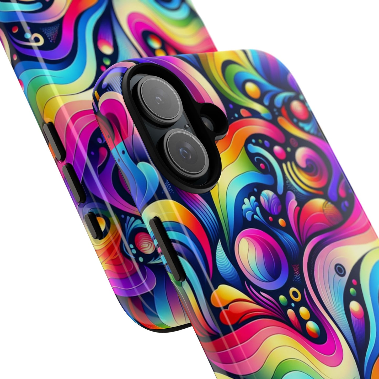 pattern image 1 vibrant shockproof phone case with 3d wrap design for anime and comic fans compatible with iphone 13, 14, 15 & 16 – all models including pro, pro max & plus