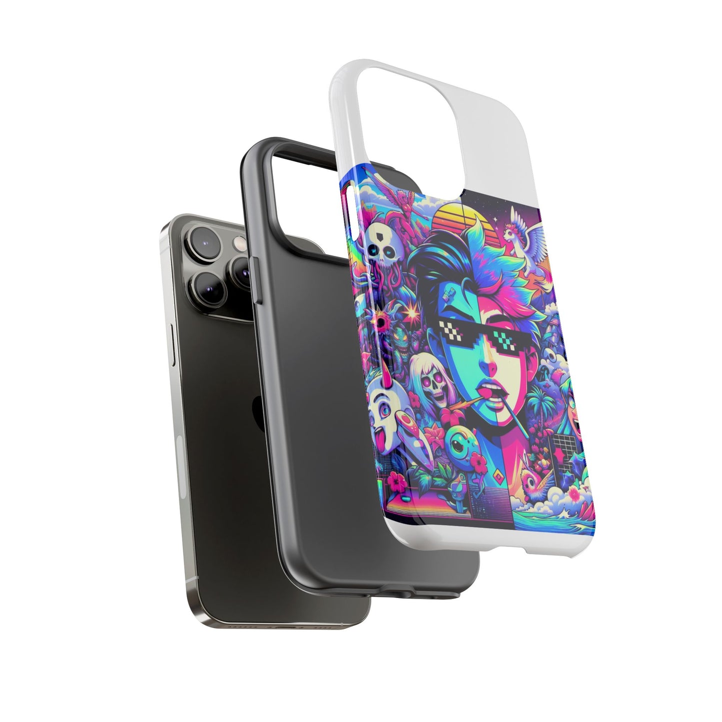 skibidi on sight protective phone case for anime lovers